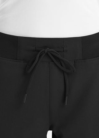 Maevn Women's Mid Rise Convertible Drawcord Jogger Pant