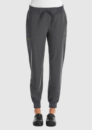 Maevn Women's Mid Rise Convertible Drawcord Jogger Pant