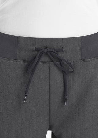 Maevn Women's Mid Rise Convertible Drawcord Jogger Pant