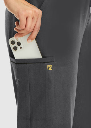 Maevn Women's Mid Rise Convertible Drawcord Jogger Pant