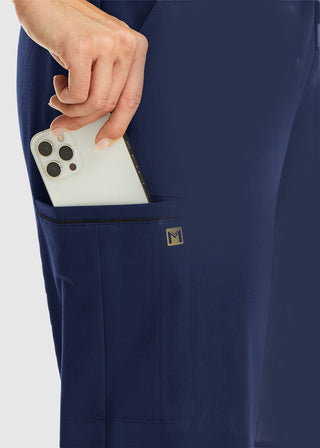 Maevn Women's Mid Rise Convertible Drawcord Jogger Pant