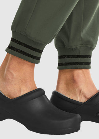 Maevn Women's Mid Rise Convertible Drawcord Jogger Pant