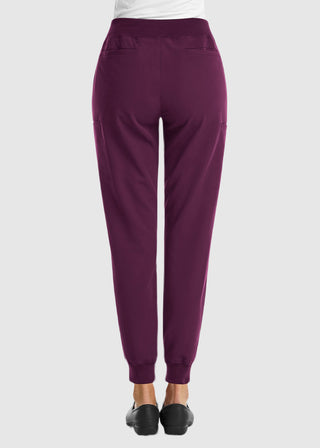 Maevn Women's Mid Rise Convertible Drawcord Jogger Pant