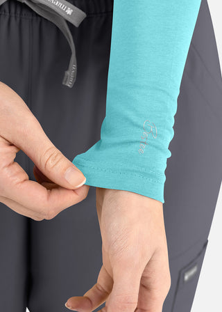 Maevn Bestee Women's Basic Long Sleeve Underscrub Tee