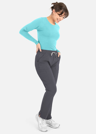 Maevn Bestee Women's Basic Long Sleeve Underscrub Tee