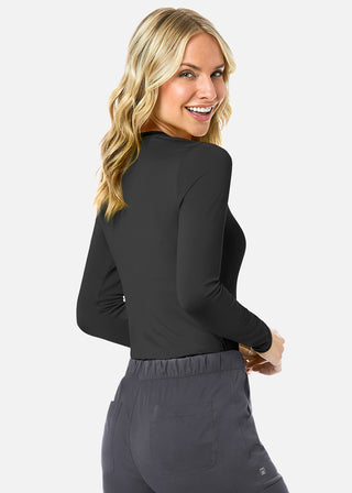 Maevn Bestee Women's Basic Long Sleeve Underscrub Tee