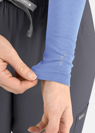 Maevn Bestee Women's Basic Long Sleeve Underscrub Tee