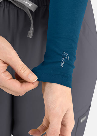 Maevn Bestee Women's Basic Long Sleeve Underscrub Tee