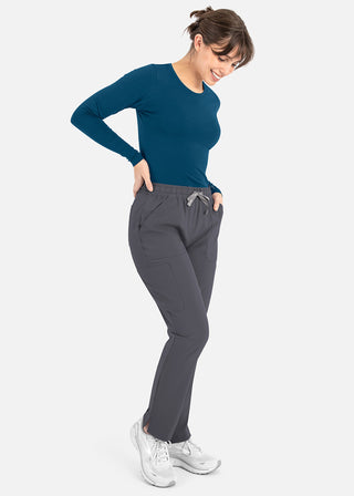 Maevn Bestee Women's Basic Long Sleeve Underscrub Tee