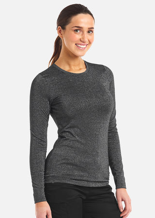 Maevn Bestee Women's Basic Long Sleeve Underscrub Tee
