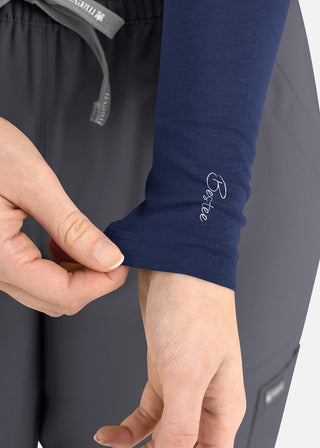 Maevn Bestee Women's Basic Long Sleeve Underscrub Tee