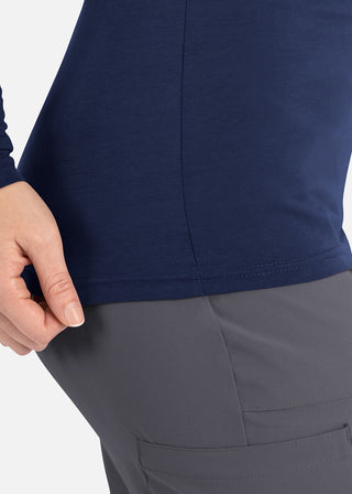 Maevn Bestee Women's Basic Long Sleeve Underscrub Tee