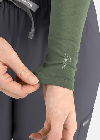 Maevn Bestee Women's Basic Long Sleeve Underscrub Tee