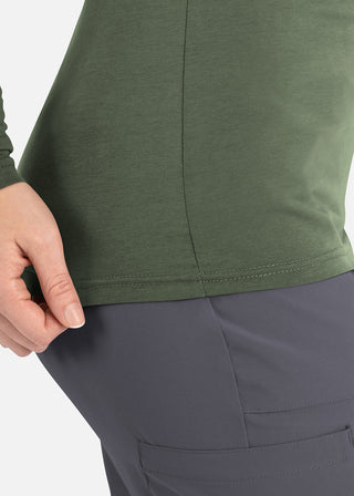 Maevn Bestee Women's Basic Long Sleeve Underscrub Tee