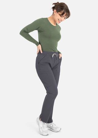 Maevn Bestee Women's Basic Long Sleeve Underscrub Tee