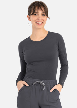 Maevn Bestee Women's Basic Long Sleeve Underscrub Tee