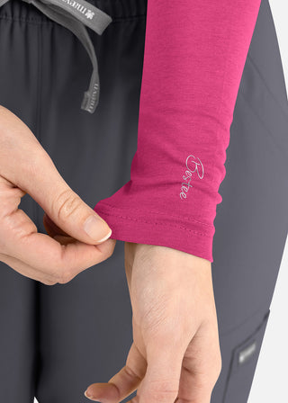 Maevn Bestee Women's Basic Long Sleeve Underscrub Tee