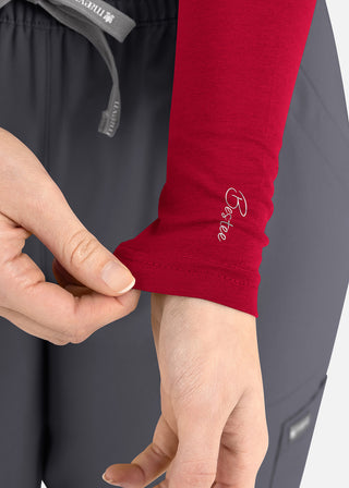 Maevn Bestee Women's Basic Long Sleeve Underscrub Tee