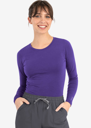 Maevn Bestee Women's Basic Long Sleeve Underscrub Tee