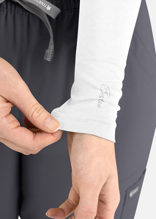 Maevn Bestee Women's Basic Long Sleeve Underscrub Tee