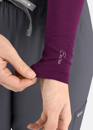 Maevn Bestee Women's Basic Long Sleeve Underscrub Tee