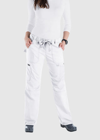 KOI Classics Women's Lindsey Drawstring Elastic Waist Petite Pant