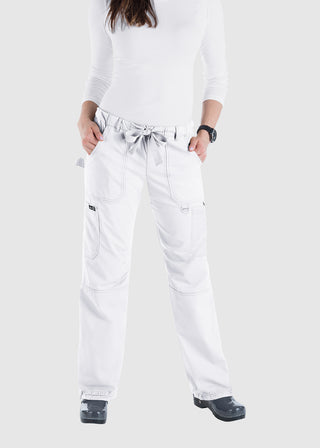 KOI Classics Women's Lindsey Drawstring Elastic Waist Tall Pant