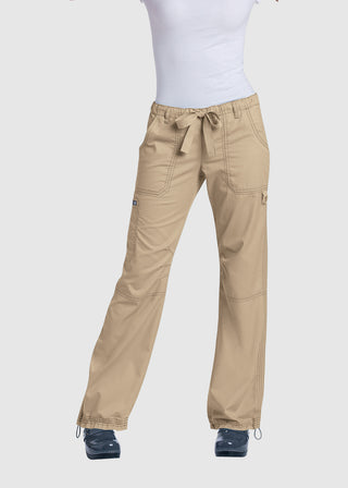 KOI Classics Women's Lindsey Drawstring Elastic Waist Petite Pant