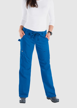 KOI Classics Women's Lindsey Drawstring Elastic Waist Petite Pant