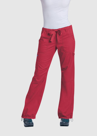 KOI Classics Women's Lindsey Drawstring Elastic Waist Petite Pant