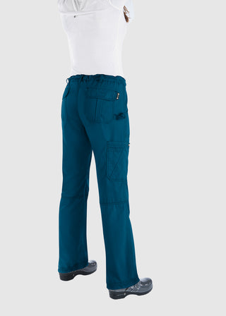 KOI Classics Women's Lindsey Drawstring Elastic Waist Petite Pant