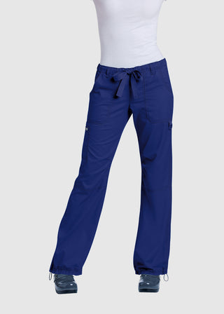 KOI Classics Women's Lindsey Drawstring Elastic Waist Petite Pant