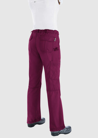 KOI Classics Women's Lindsey Drawstring Elastic Waist Petite Pant