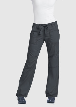 KOI Classics Women's Lindsey Drawstring Elastic Waist Petite Pant