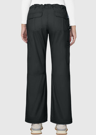 KOI Classics Women's Lindsey Drawstring Elastic Waist Petite Pant
