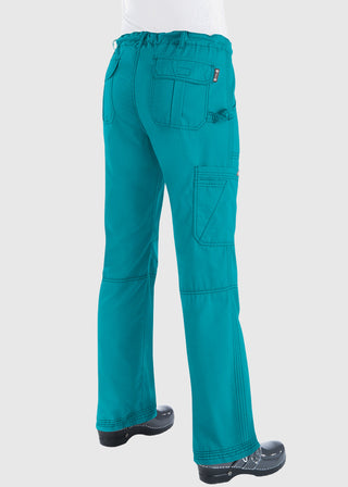 KOI Classics Women's Lindsey Drawstring Elastic Waist Tall Pant