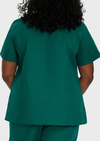 Landau ScrubZone Women's Double Pocket V-Neck Nursing Top