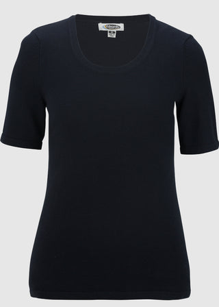Edwards Women's Short Sleeves Scoop Neck Sweater