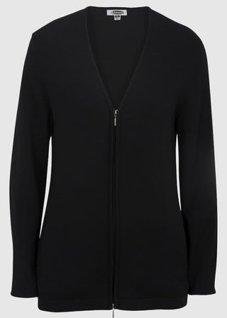 Edwards Women's Full Zip V-Neck Cardigan Sweater