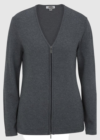 Edwards Women's Full Zip V-Neck Cardigan Sweater