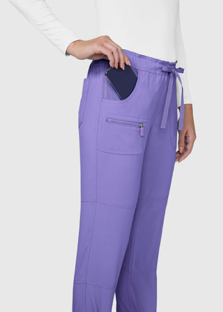 KOI Lite Women's Peace Drawstring Petite Scrub Pant