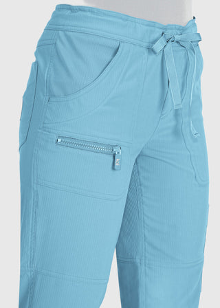 KOI Lite Women's Peace Drawstring Petite Scrub Pant
