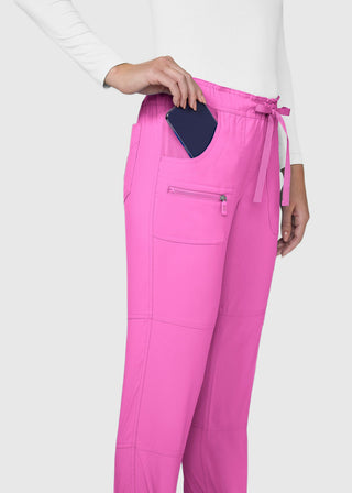KOI Lite Women's Peace Drawstring Petite Scrub Pant