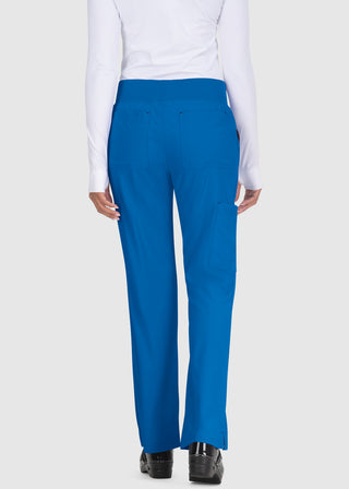 Koi Basics Women's Laurie Flare Leg Knit Waist Yoga Scrub Petite Pant