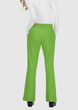 Koi Basics Women's Laurie Flare Leg Knit Waist Yoga Scrub Tall Pant