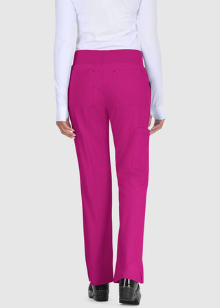 Koi Basics Women's Laurie Flare Leg Knit Waist Yoga Scrub Tall Pant