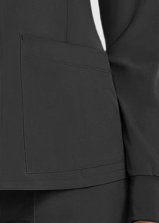 Maevn Women's Matrix Impulse Round Neck Snap Jacket