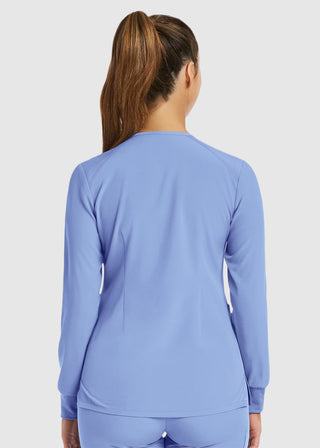 Maevn Women's Matrix Impulse Round Neck Snap Jacket