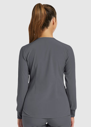 Maevn Women's Matrix Impulse Round Neck Snap Jacket