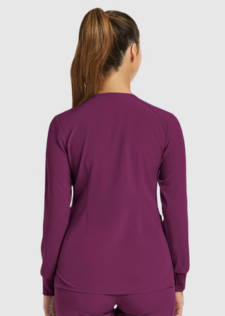 Maevn Women's Matrix Impulse Round Neck Snap Jacket